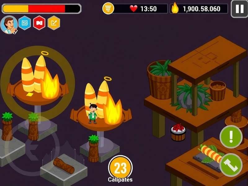 Kolkata Kebab Wizard gameplay screenshot showing a player crafting kebabs